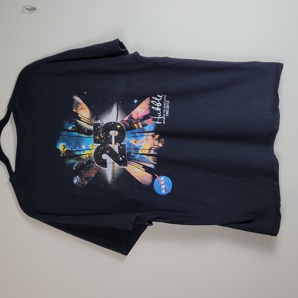 Nasa 25th anniversary Hubble space telescope tshirt XL